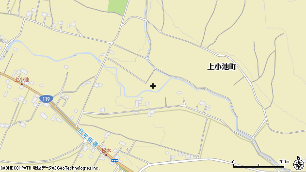 〒321-2104 栃木県宇都宮市上小池町の地図