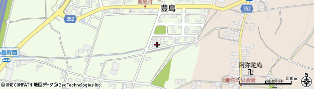 長野県須坂市豊島町周辺の地図
