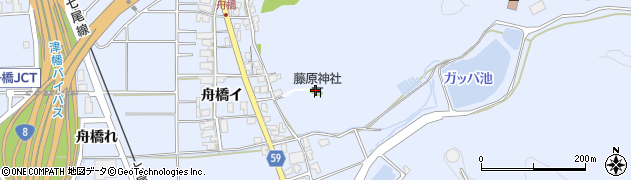 藤原神社周辺の地図