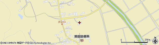 栃木県那須烏山市熊田周辺の地図