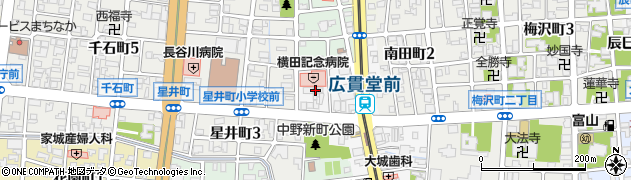 横田記念病院　居宅介護支援事業所周辺の地図