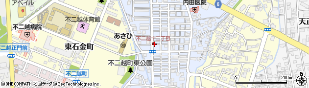 富山県富山市不二越町周辺の地図