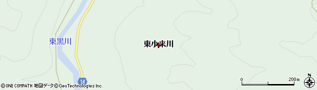 栃木県日光市東小来川周辺の地図