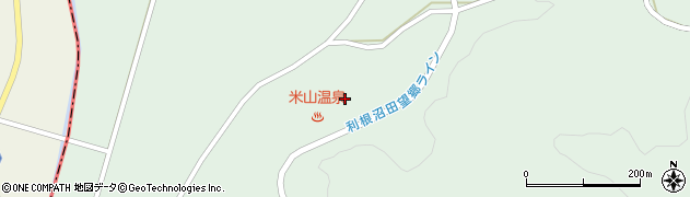 米山温泉旅館周辺の地図