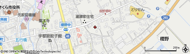 桜野公民館周辺の地図
