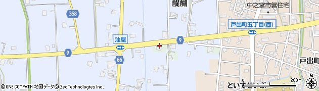 富山県高岡市醍醐油屋周辺の地図