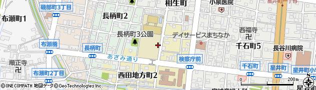 富山県富山市西田地方周辺の地図