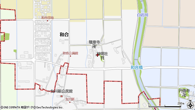 〒930-0363 富山県中新川郡上市町和合の地図