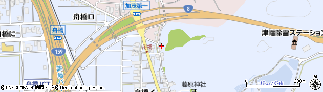 石川県津幡町（河北郡）舟橋（子）周辺の地図