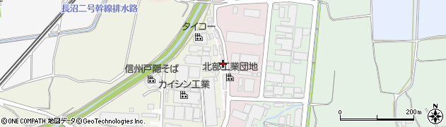 ミヤマ株式会社　大町工場周辺の地図