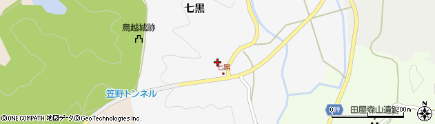 石川県津幡町（河北郡）七黒（ニ）周辺の地図