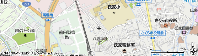 栃木県さくら市氏家2403周辺の地図