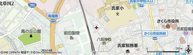 栃木県さくら市氏家2398-32周辺の地図
