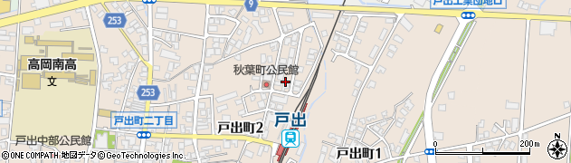 ＪＲ戸出駅周辺の地図