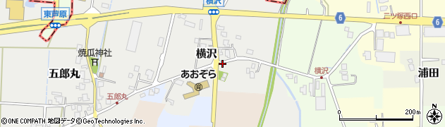 富山県立山町（中新川郡）横沢周辺の地図