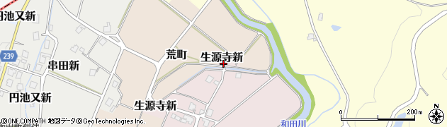 富山県射水市生源寺新周辺の地図