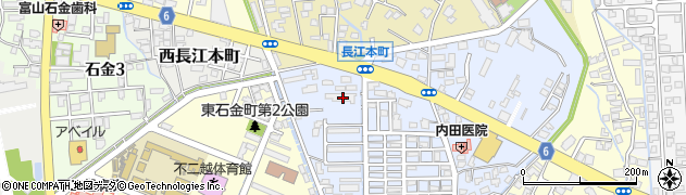 富山県富山市長江本町周辺の地図