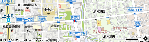 辰巳町周辺の地図