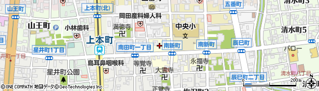 富山県富山市南新町1周辺の地図