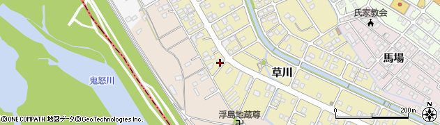 栃木県さくら市草川17-6周辺の地図