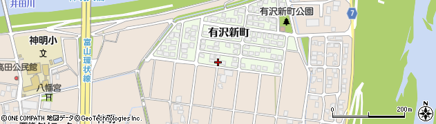 富山県富山市有沢新町113周辺の地図