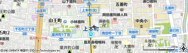 株式会社チューエツ　本社周辺の地図