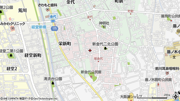 〒930-0924 富山県富山市新金代の地図
