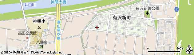 富山県富山市有沢新町135周辺の地図