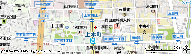 富山県富山市上本町3周辺の地図
