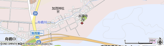 石川県津幡町（河北郡）加茂（ト）周辺の地図