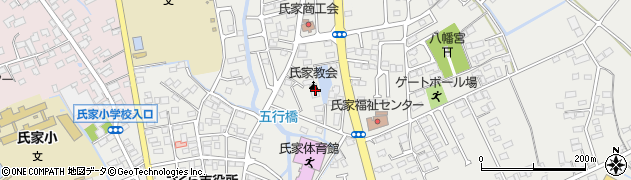 栃木県さくら市氏家3093周辺の地図