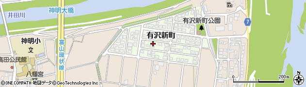 富山県富山市有沢新町93周辺の地図