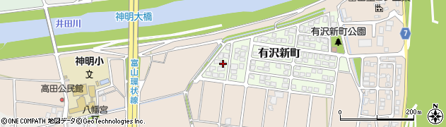 富山県富山市有沢新町133周辺の地図