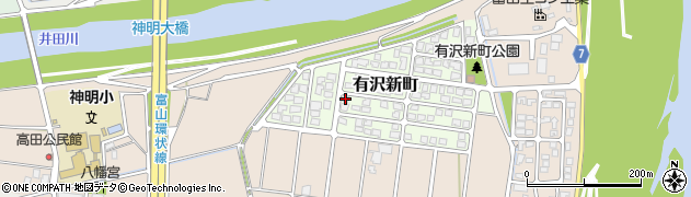 富山県富山市有沢新町91周辺の地図