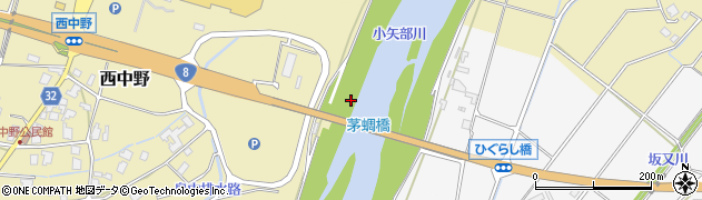 茅蜩橋周辺の地図