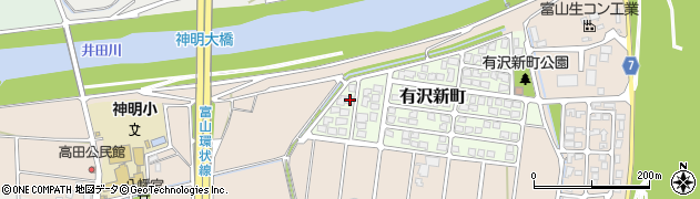 富山県富山市有沢新町132周辺の地図