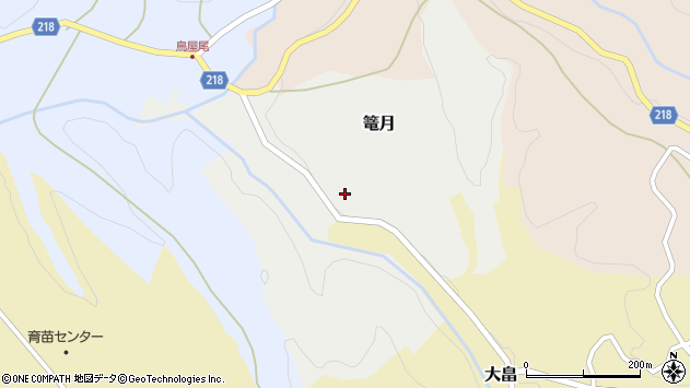 〒929-0406 石川県河北郡津幡町籠月の地図