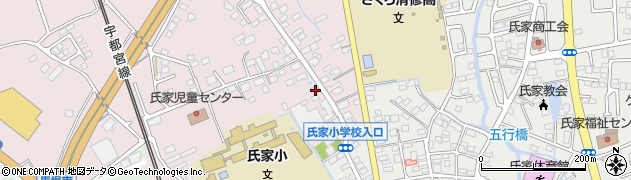 栃木県さくら市馬場104周辺の地図