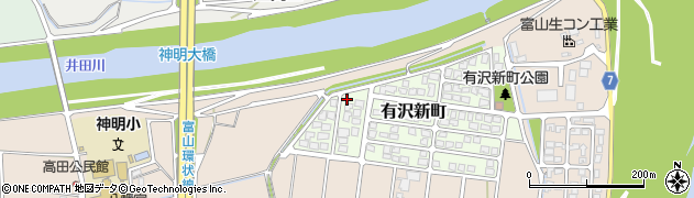 富山県富山市有沢新町130周辺の地図