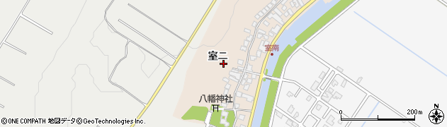 石川県内灘町（河北郡）室（ニ）周辺の地図
