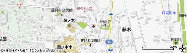 富山県富山市藤木周辺の地図