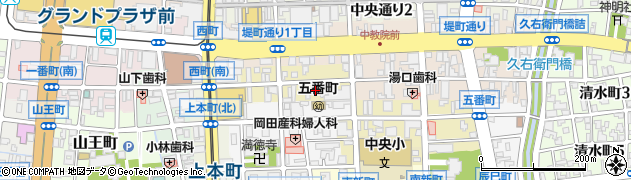 三ッ塚神具店周辺の地図