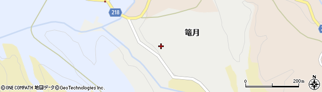 石川県河北郡津幡町篭月ロ周辺の地図
