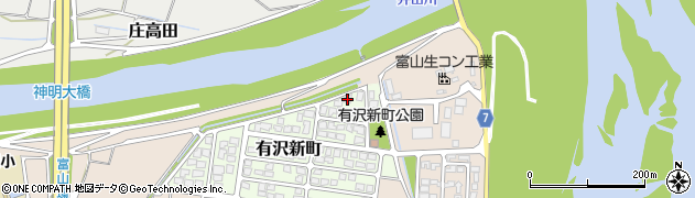 富山県富山市有沢新町9周辺の地図