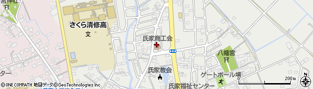 栃木県さくら市氏家4504周辺の地図