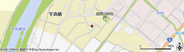 富山県小矢部市宇治新148周辺の地図