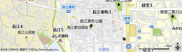 長江東町公園周辺の地図