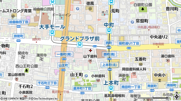 〒930-0062 富山県富山市西町の地図