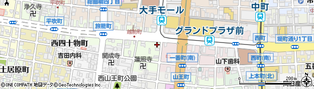 北陸銀行千石町通り商店街 ＡＴＭ周辺の地図