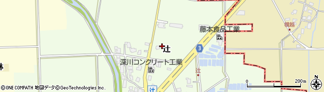富山県立山町（中新川郡）辻周辺の地図